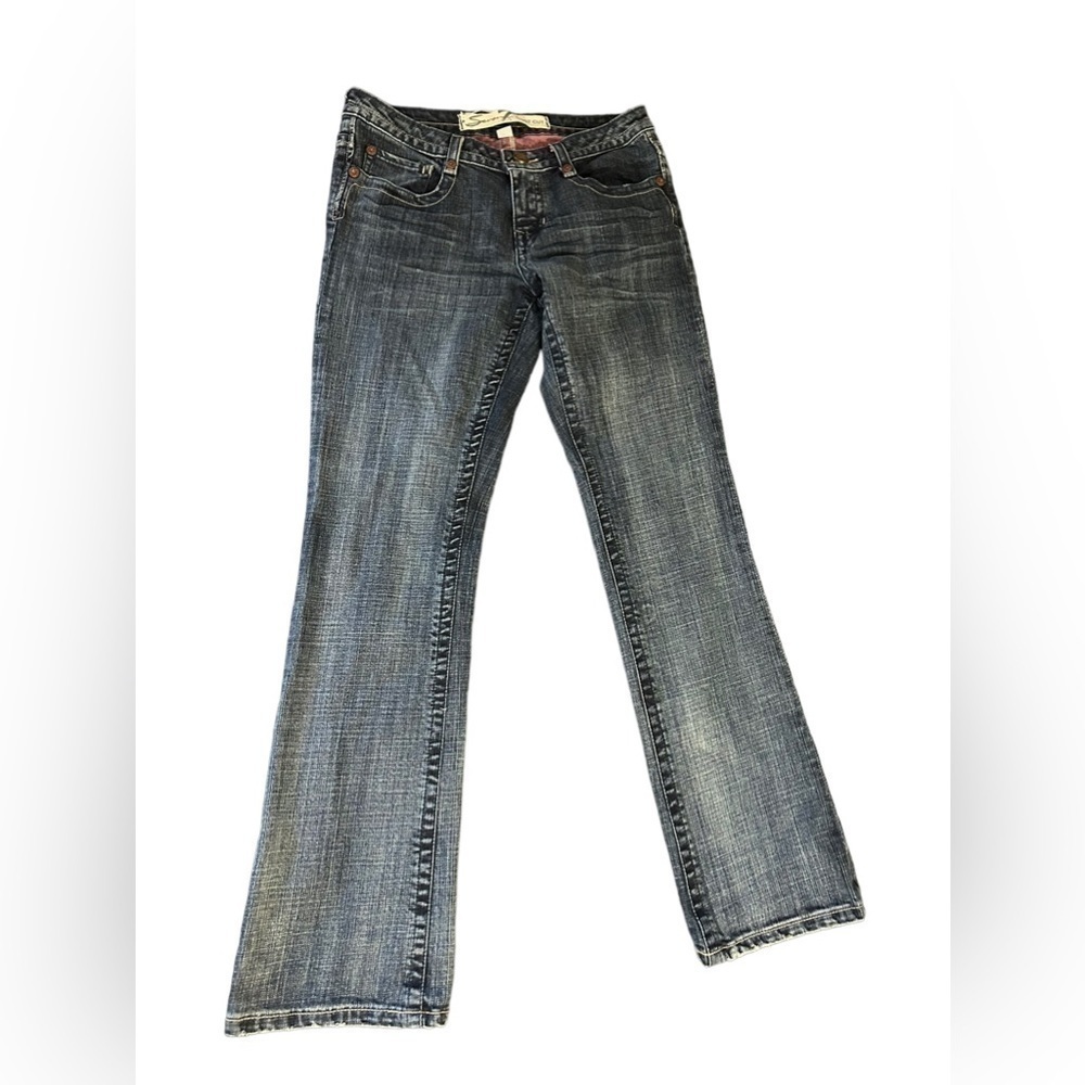 𝅺Seven7 Stud Double 7 Bootcut Women's Jean Bonanza Blue ~ NWT ~ Size: 32​